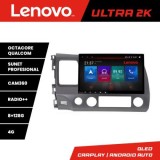 Navigatie Honda Civic 2005-2011 M-044 Octa Core Android Radio Bluetooth GPS WIFI/4G DSP 2K 8+128GB 360 Toslink CarStore Technology
