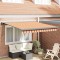vidaXL Cortina Retractabilă Galben, Portocaliu 300 x 250 cm