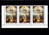 Cumpara ieftin RO 2018 LP 2181 &quot;Renasterea Romaniei in pictura&quot; , serie straif de 3 marci, MNH, Organizatii internationale, Nestampilat