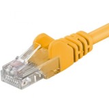 Cablu de retea UTP cat 6 0.5m Galben, sp6utp005Y, Oem