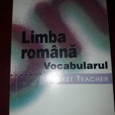 CARTE vintage-LIMBA ROMANA-Vocabularul-Gramatica-POCKET TEACHER-2 buc,T.GRATUIT