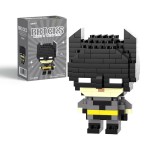 Set De Constructie Batman Innovium&trade;, Kit Premium Cu 150+ Piese, Model Realist De Supererou, Material ABS De Inalta Calitate, 4&times; 4 &times; 7 CM, 50 G