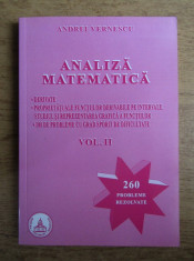 Analiza matematica, vol. 2 Andrei Vernescu foto