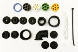 Mufă Conectare Lămpi Europoint 1 2 3 + Kit Montaj Cabluri &amp; Pini - Piese Auto Electrica