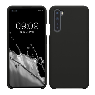 Husa Kwmobile pentru OnePlus Nord, Negru, Silicon, KWM0000117M033C foto