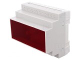Carcasă pentru șină DIN 90x104x65mm polistiren gri, KRADEX