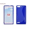 Husa Silicon S-Line Albastra pentru Huawei Ascend G6, Protectie Telefon