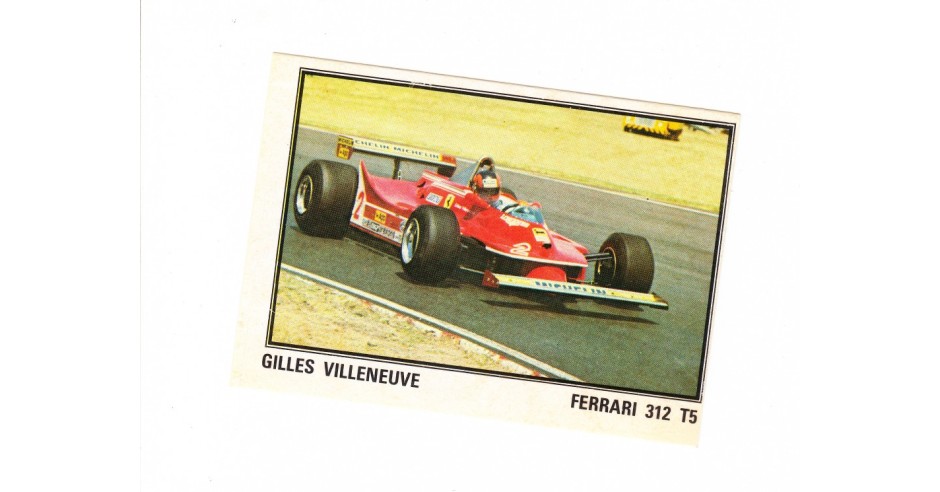 Stickers Panini F1 1980 - Osella Team Eddie Cheever - Neufs