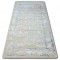 Covor acril Manyas 0920 albastru si fildeş, 80x150 cm