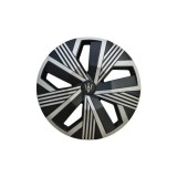 Set 4 Capace Roti Auto EVO Negru Argintiu 16 inch Universale ABS