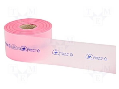 Pungă de protecție ESD 250m x 100mm 90um polietilenă EUROSTAT GROUP foto