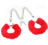 Catuse Maini Fluffy Cuffs, Rosu