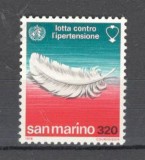 San Marino.1978 Campanie impotriva hipertensiunii SS.461