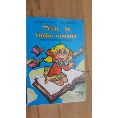 Teste de limba romana pentru pregatirea de performanta- Adalmina Ungureanu, Oana Ungureanu