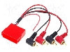 ISO mini soclu, RCA mufa x 4, {{Numarul de pini}} pini - foto