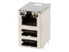 Soclu RJ45 USB A THT 8p8c &icirc;n unghi