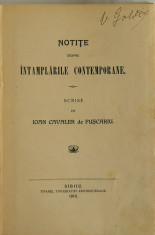 Goldis, exlibris:Puscariu Ioan, Notite de intamplarile contemporane, Sibiu, 1913 foto