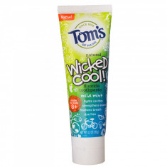 Pasta de Dinti, Tom&#039;s of Maine, Wicked Cool, Aroma Menta, Cu Fluor, Copii 8+ ani, 144gr