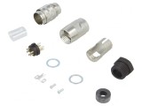 Conector M16 Mufă Tată 5-Pin Lipire pe Cablu 300V Drept
