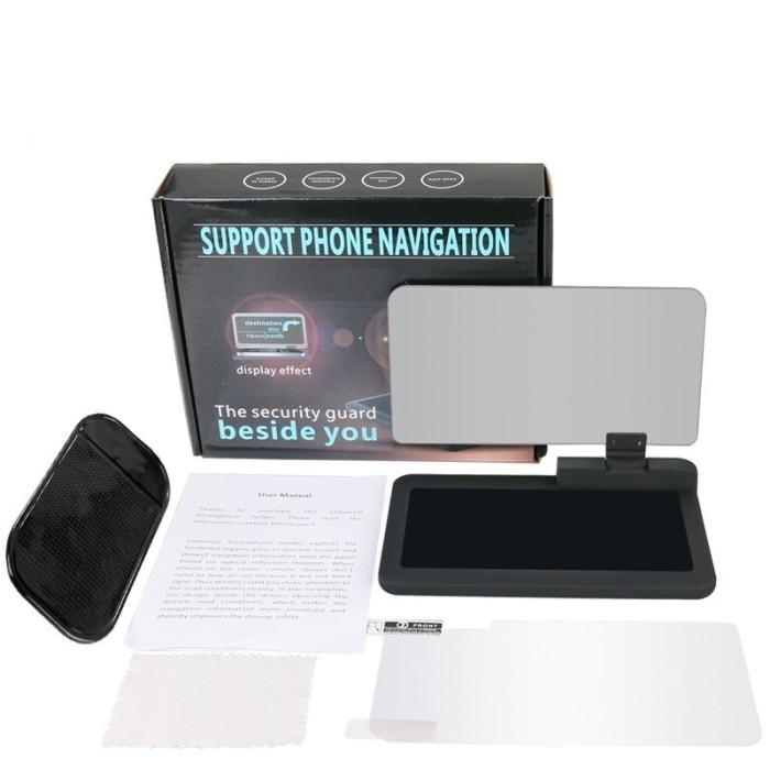 Suport auto telefon tip Head Up Display pentru aplicatii GPS