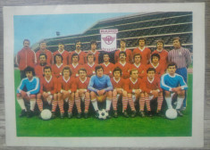 Calendar FC Rapid Bucuresti 1981 foto