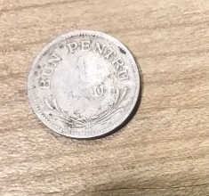 MNDRO Romania moneda 1 leu 1924