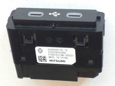 Modul USB / AUX / ipod DACIA DUSTER 3 ( P130) 284H36611R . Nou si original Renault. foto