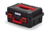 Ladă pt. unelte neagră polimer HEAVY 445x360x216mm 25kg - Cutie de depozitare pentru unelte neagră