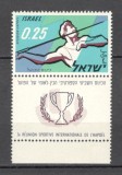 Israel.1961 Congres international al asociatiei de sport Hapoel-cu tabs MI.43