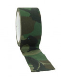 BANDA ADEZIVA DE CAMUFLAJ WOODLAND (10 M), Mil-Tec