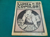 REVISTA LUMEA COPIILOR *ANUL IV / NR. 169/1924/G. FILIP EDITOR *DESENE DE MURNU