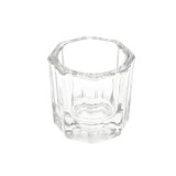 Cumpara ieftin Pahar manichiura pentru lichide din sticla 5ml - Transparent