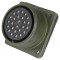 Conector Circular Aluminiu 28 MS/DS Oliv
