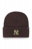 47brand caciula MLB New York Yankees culoarea maro, 47 Brand