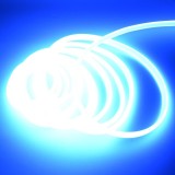 Banda Led Cob Albastru Cer Neon Flex - 288led/m - IP65 / 220V - 10W/ml / Rola 5ml