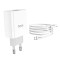 Incarcator Hoco C80A 20W PD 3.0 Quick Charge + Cablu Date Tip C la Tip C