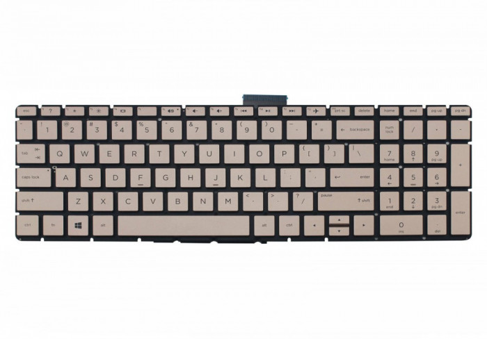 Tastatura Laptop, HP, Envy 17-N, 17T-N, M7-N, 17-N000, 17T-N000, 17T-N100, iluminata, aurie, layout US