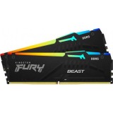Memorie Kingston FURY Beast RGB 32GB DDR5 6400MHz CL32 Dual Channel Kit
