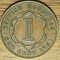 Honduras Britanic ante Belize - raritate coloniala - 1 cent 1951 bronz - George VI - tiraj 100k - script fara "King and Emperor"