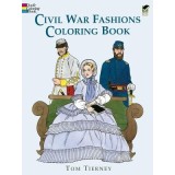 Civil War Fashions Coloring Book