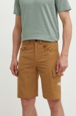 The North Face pantaloni scurți outdoor Horizon culoarea maro, NF0A824D1731