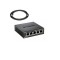 Pachet Switch D-Link DGS-105, 5 porturi 10/100/1000 + 5 cabluri retea 2m