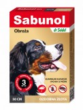 Cumpara ieftin Sabunol Dog GPI, Zgarda Antiparazitara Caini 10-25 kg, Culoare Gold (50cm)