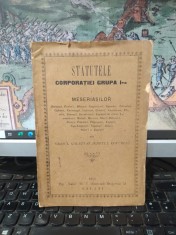 Statutele Corporației Grupa I-a a meseriașilor Boiangii, Brutari, Blănari, Ceaprazari, Cojocari din orașul Galați și județul Covurlui, Galați 1903 054