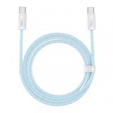 Cablu Date si Incarcare USB-C - USB-C Baseus Dynamic Series, 100W, 1m, Albastru CALD000203