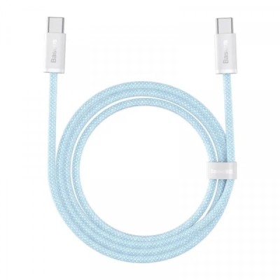 Cablu Date si Incarcare USB-C - USB-C Baseus Dynamic Series, 100W, 1m, Albastru CALD000203 foto