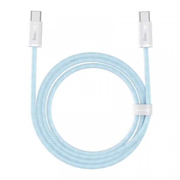 Cablu Date si Incarcare USB-C - USB-C Baseus Dynamic Series, 100W, 1m, Albastru CALD000203