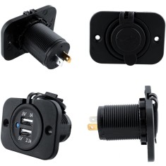 Mufa bord USB 12-24V