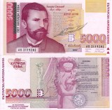 Bancnota Bulgaria 5000 Leva 1997 UNC, Neutilizata, Colectie Numismatica