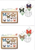 MOLDOVA 2013, FDC, Fauna - Fluturi